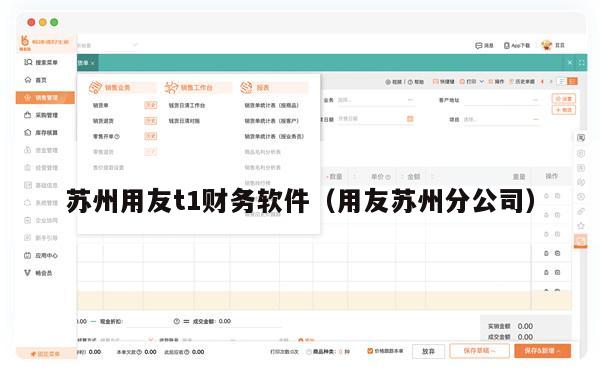 苏州用友t1财务软件（用友苏州分公司）