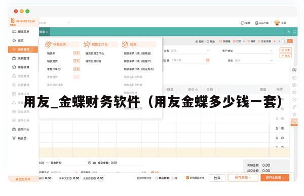 用友_金蝶财务软件（用友金蝶多少钱一套）