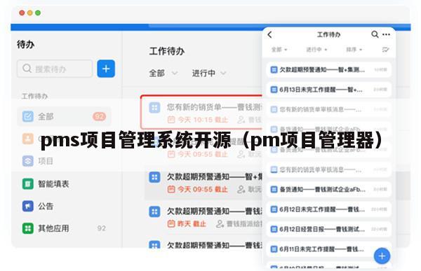 pms项目管理系统开源（pm项目管理器）