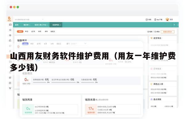 山西用友财务软件维护费用（用友一年维护费多少钱）