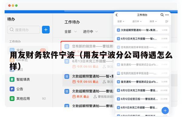 用友财务软件宁波（用友宁波分公司待遇怎么样）