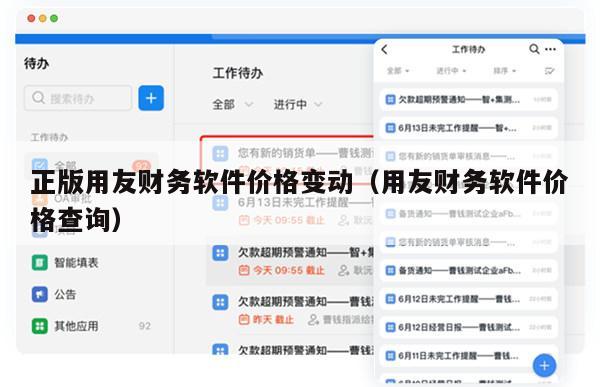 正版用友财务软件价格变动（用友财务软件价格查询）