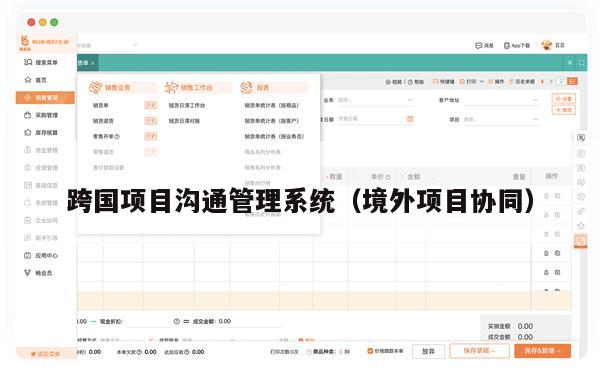 跨国项目沟通管理系统（境外项目协同）