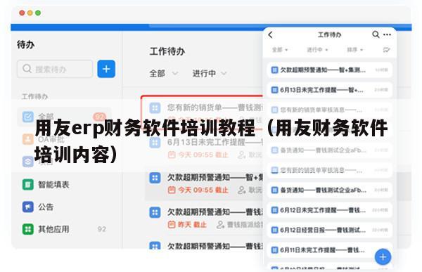 用友erp财务软件培训教程（用友财务软件培训内容）