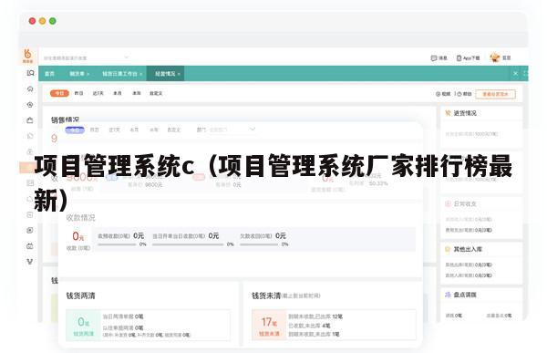 项目管理系统c（项目管理系统厂家排行榜最新）