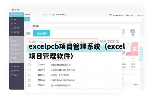 excelpcb项目管理系统（excel项目管理软件）