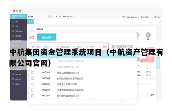 中航集团资金管理系统项目（中航资产管理有限公司官网）