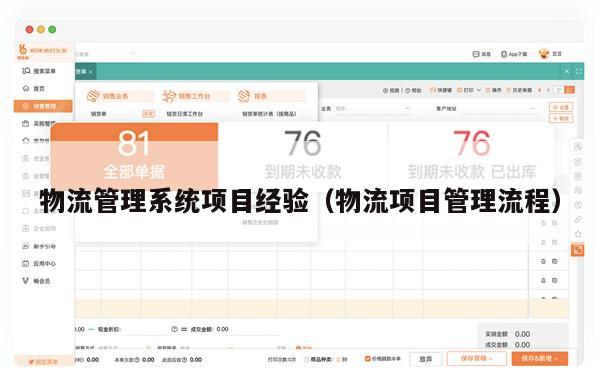 物流管理系统项目经验（物流项目管理流程）