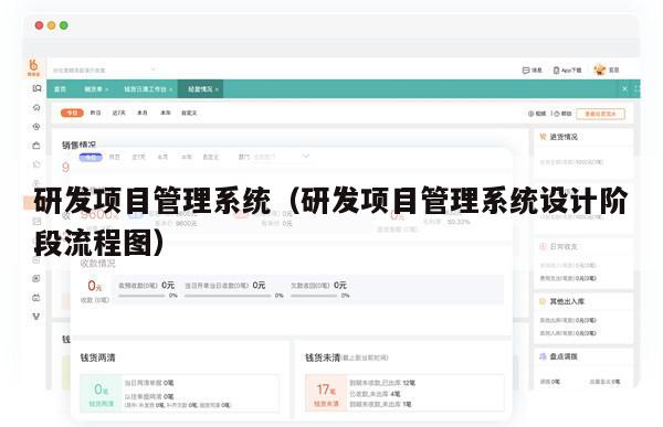 研发项目管理系统（研发项目管理系统设计阶段流程图）