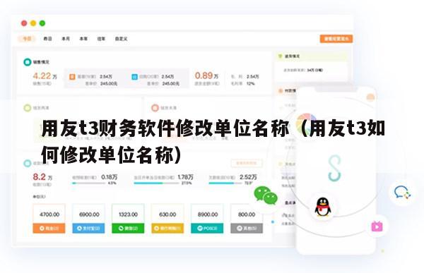 用友t3财务软件修改单位名称（用友t3如何修改单位名称）