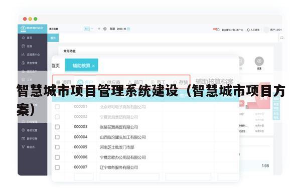 智慧城市项目管理系统建设（智慧城市项目方案）