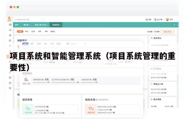 项目系统和智能管理系统（项目系统管理的重要性）