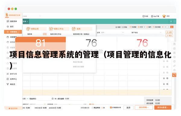 项目信息管理系统的管理（项目管理的信息化）