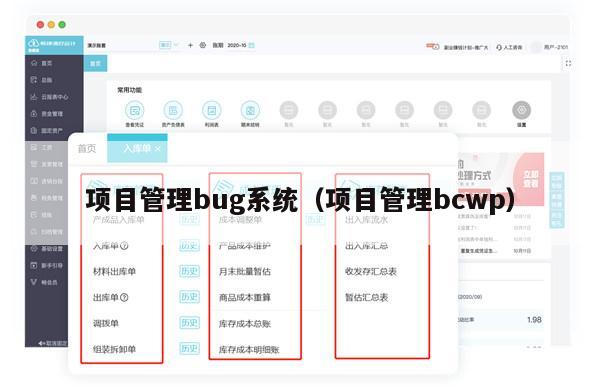 项目管理bug系统（项目管理bcwp）