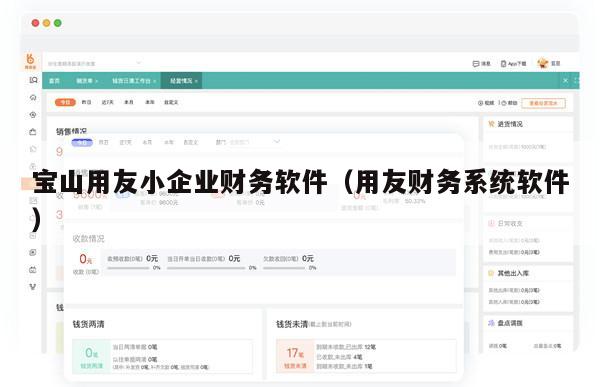 宝山用友小企业财务软件（用友财务系统软件）
