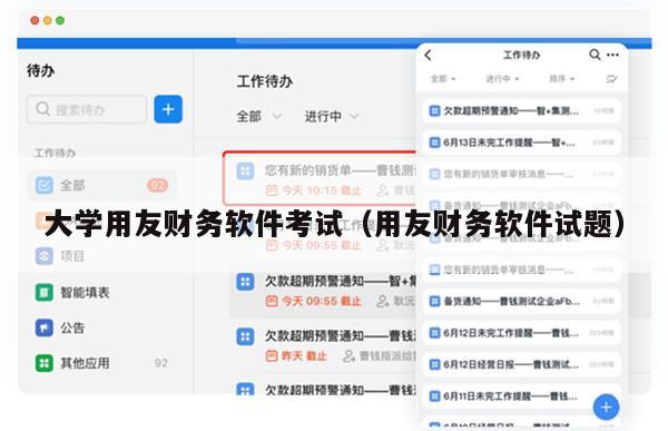大学用友财务软件考试（用友财务软件试题）