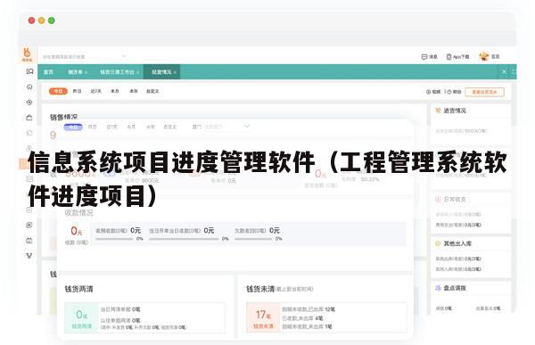 信息系统项目进度管理软件（工程管理系统软件进度项目）