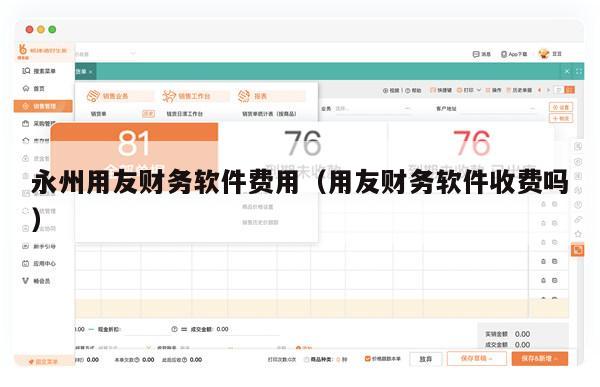永州用友财务软件费用（用友财务软件收费吗）
