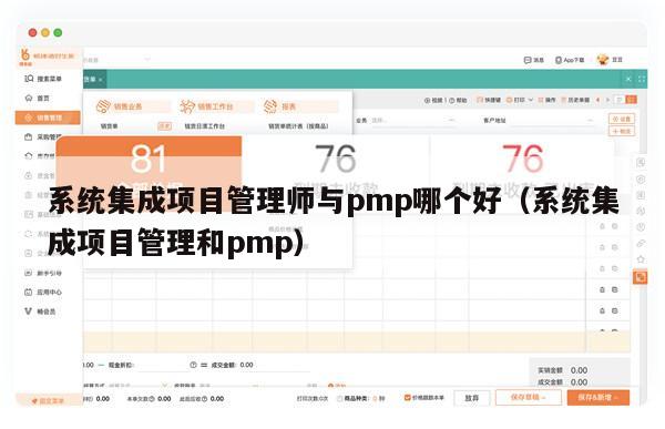 系统集成项目管理师与pmp哪个好（系统集成项目管理和pmp）