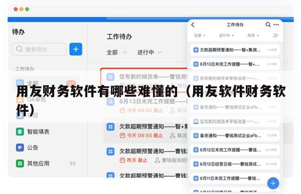 用友财务软件有哪些难懂的（用友软件财务软件）