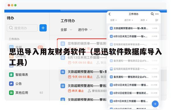 思迅导入用友财务软件（思迅软件数据库导入工具）