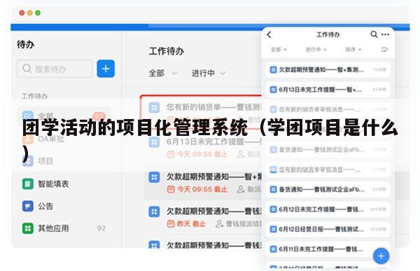 团学活动的项目化管理系统（学团项目是什么）