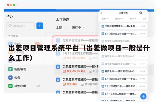 出差项目管理系统平台（出差做项目一般是什么工作）