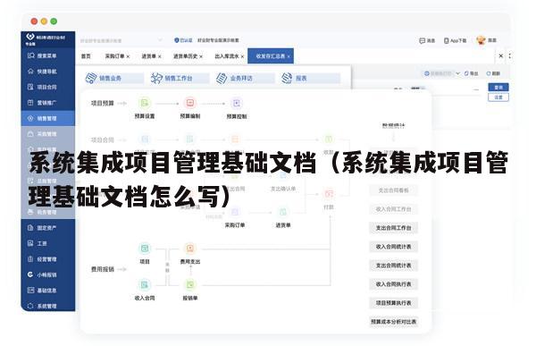 系统集成项目管理基础文档（系统集成项目管理基础文档怎么写）