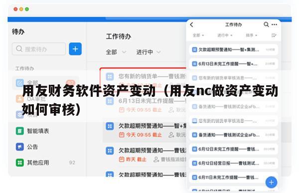 用友财务软件资产变动（用友nc做资产变动如何审核）