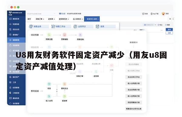 U8用友财务软件固定资产减少（用友u8固定资产减值处理）