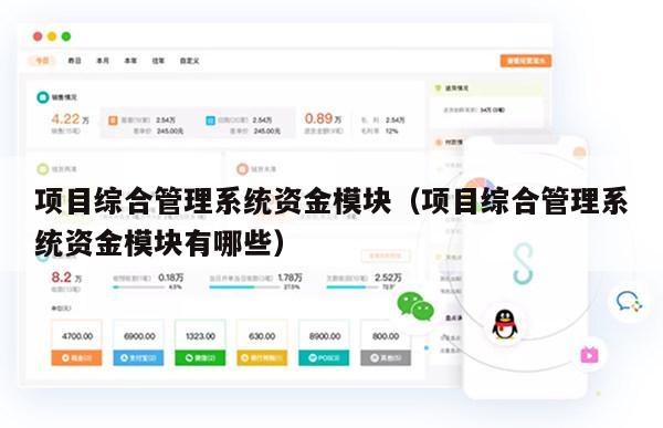 项目综合管理系统资金模块（项目综合管理系统资金模块有哪些）