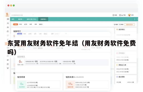 东营用友财务软件免年结（用友财务软件免费吗）