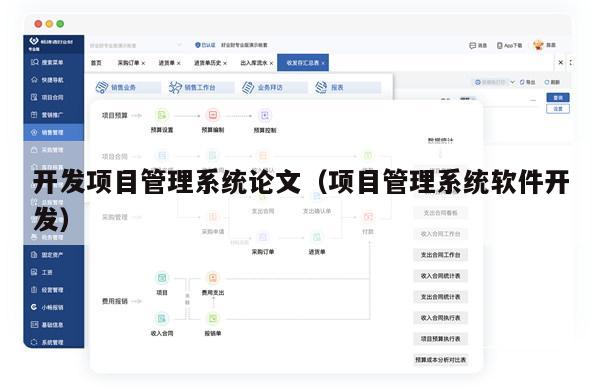 开发项目管理系统论文（项目管理系统软件开发）
